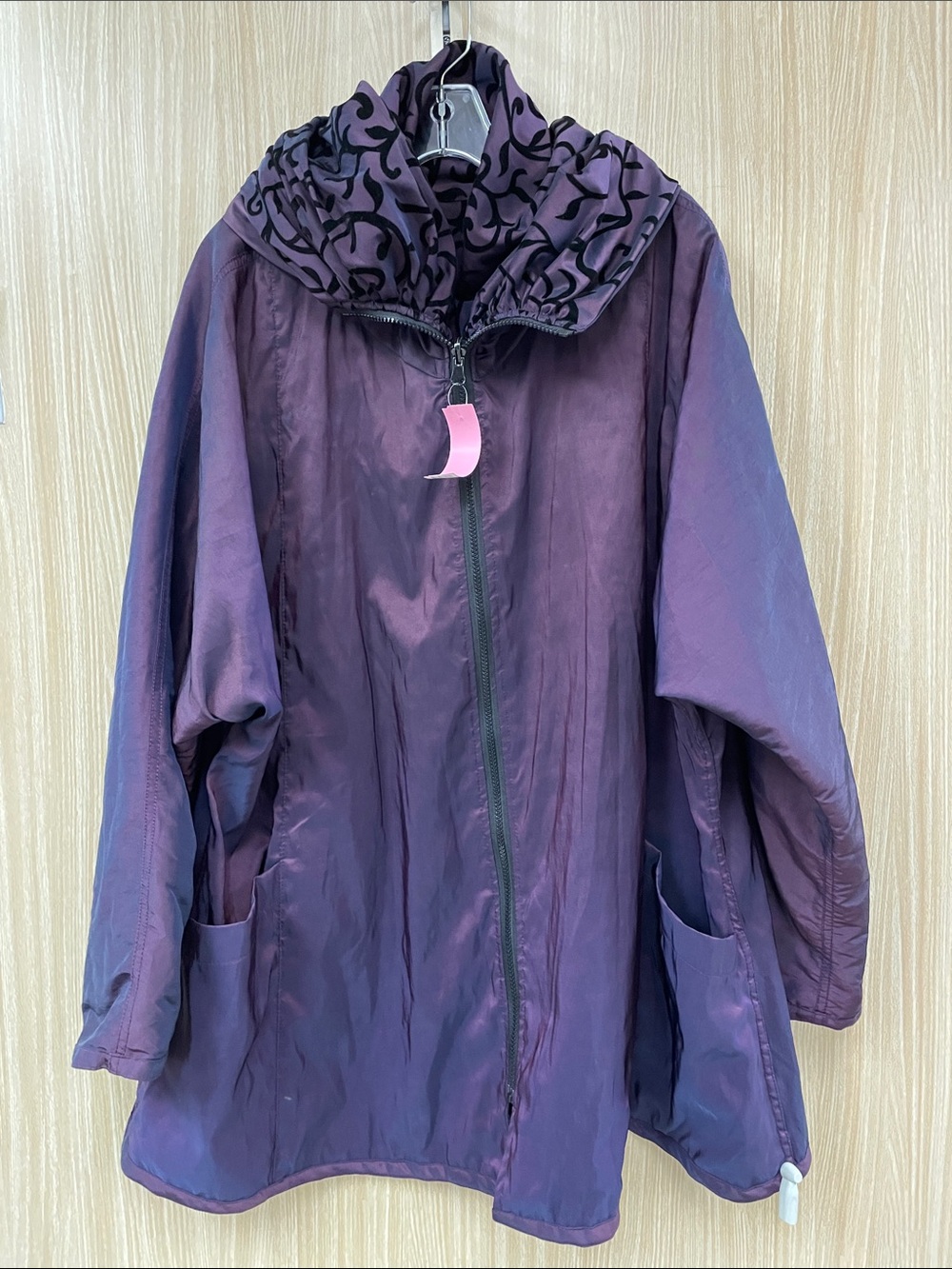 Bag It Purpe Reversible Coat One Size - Picture 2 of 4